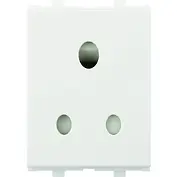 Anchor Penta Modular 6A, 3Pin Socket, ISI, 2Module Penta Modular