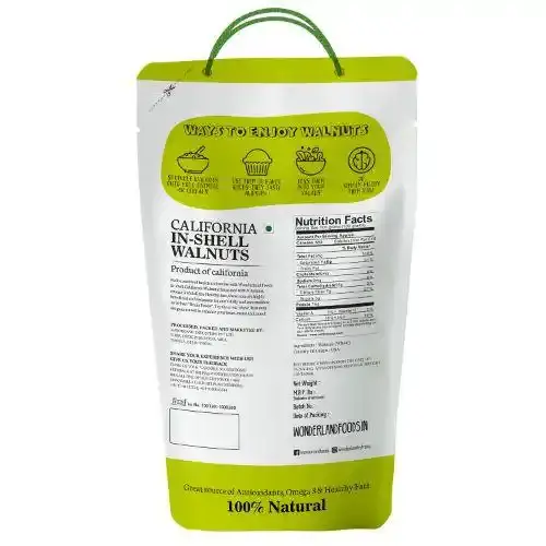 Wonderland California Walnut Inshell 500g