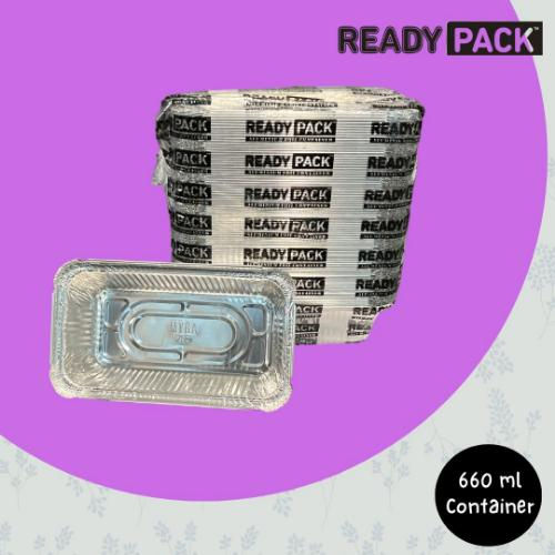 Aluminium Foil Container 660ml (Pack of 100)