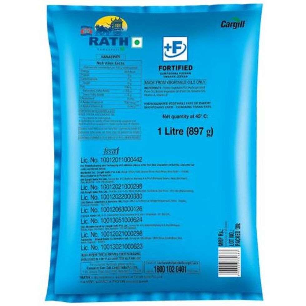 Rath Vanaspati Pouch 1L