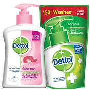 Dettol Skin Care Liquid 200ml+Refill Pouch 175ml
