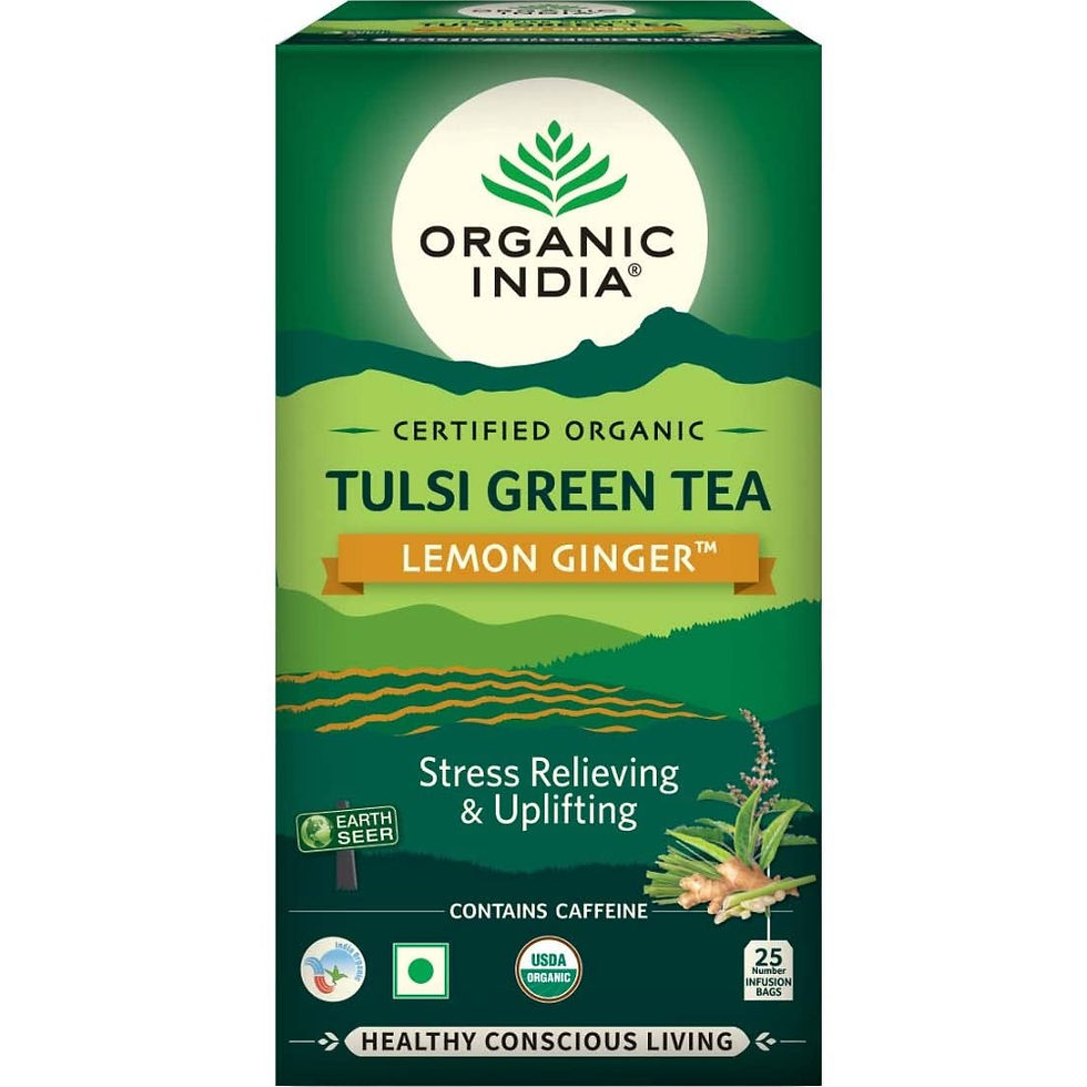 Organic India Tulsi Lemon Ginger Tea Bags
