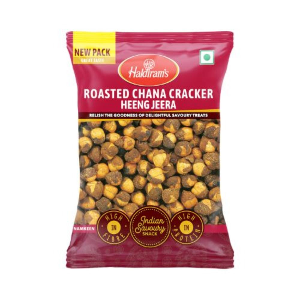 Haldiram Roasted Chana Cracker Heeng Jeera (Pack of 12)