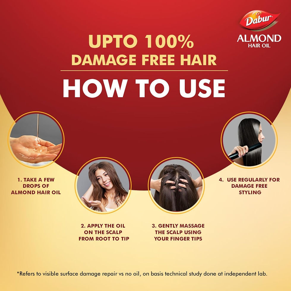Dabur Almond Hair Oil 95ml+45ml Free