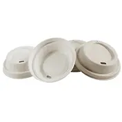 Bagasse Sipper Lid For 250ml Cup (Pack of 100)