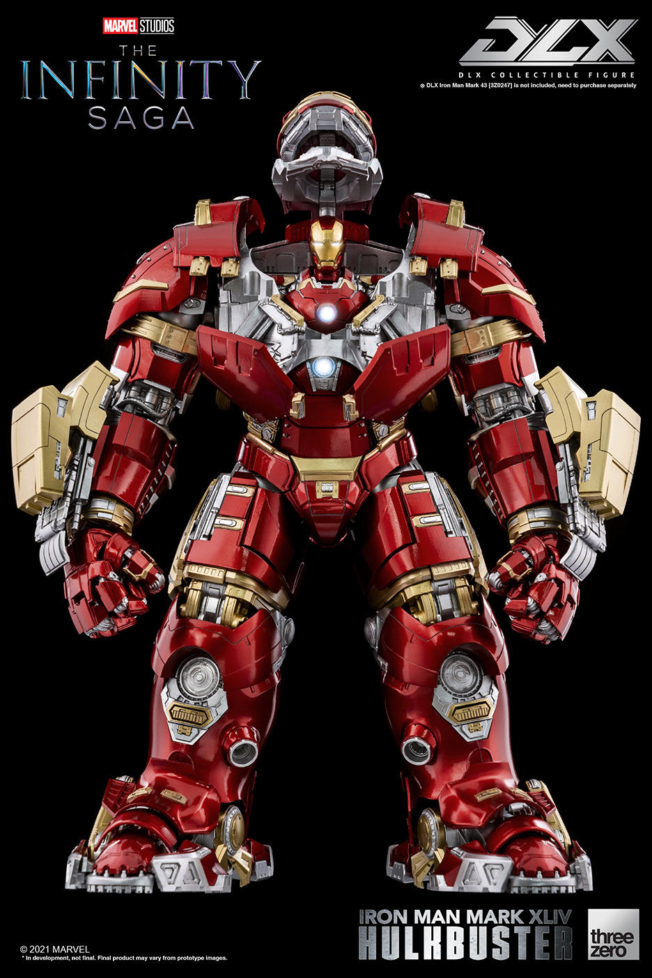 Thumbnail: Threezero Avengers: Infinity Saga DLX 1/12鋼鐵人Mark 44 Hulkbuster反浩克裝甲
