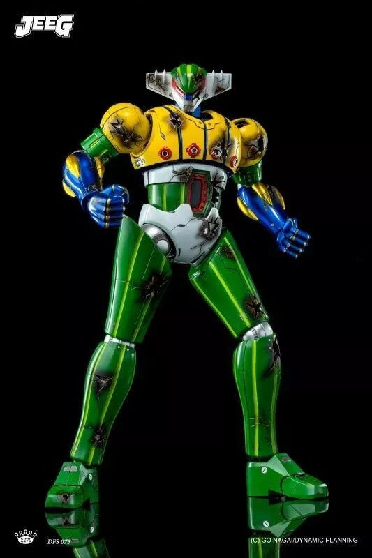 Thumbnail: King Arts Diecast 合金 DFS075 金剛飛天鑽 鋼鐵JEEG 戰損版