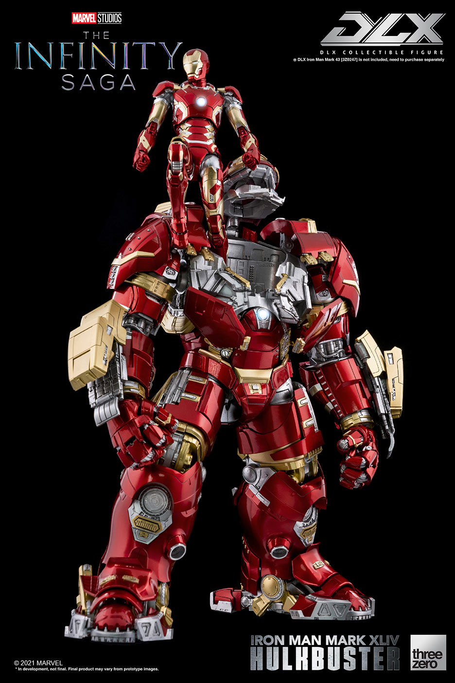 Thumbnail: Threezero Avengers: Infinity Saga DLX 1/12鋼鐵人Mark 44 Hulkbuster反浩克裝甲
