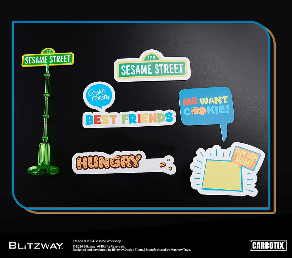 Thumbnail: Blitzway X MOSHOWTOYS Carboti 芝麻街 Sesame 甜餅怪 Cookie Monster
