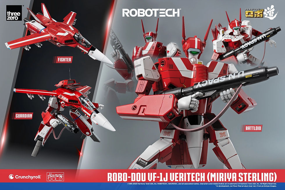Thumbnail: Threezero ROBO-DOU ROBOTECH 超時空戰神 VF-1J 變形戰鬥機 米莉亞·斯特林