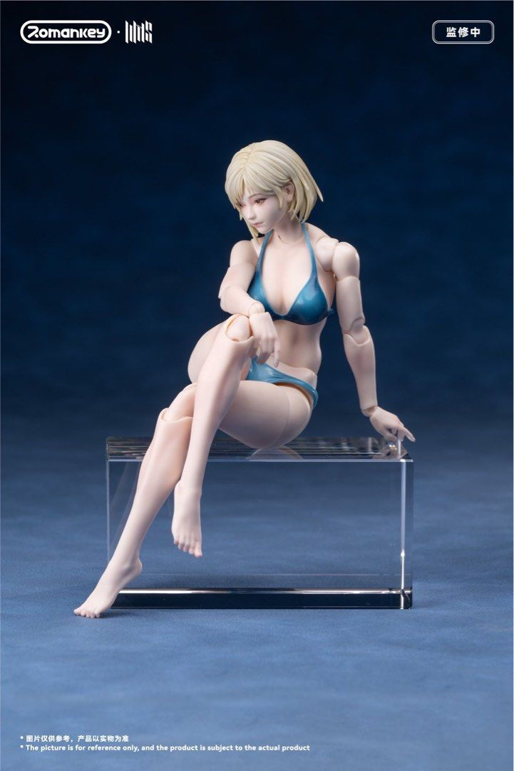 Thumbnail: Romankey UMS004C 超可動女素體 米婭 1/12 可動 塗裝版