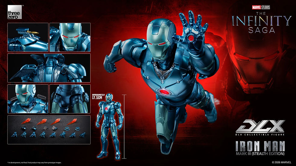 Thumbnail: Threezero DLX Iron Man Mark 3 (Stealth Edition) 鋼鐵俠 潛行版