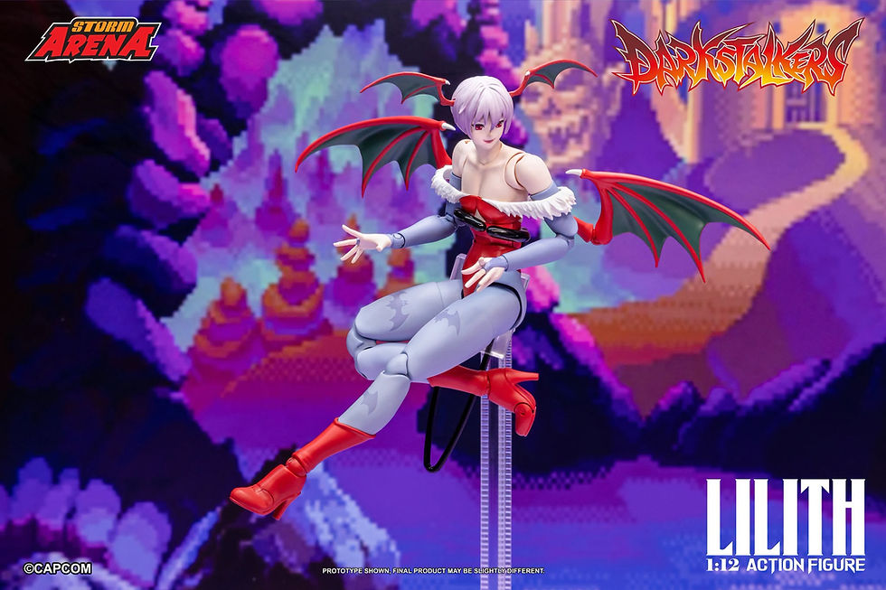 Thumbnail: Storm Arena Darkstalkers Lilith 魔域幽靈 莉莉絲 1/12 可動
