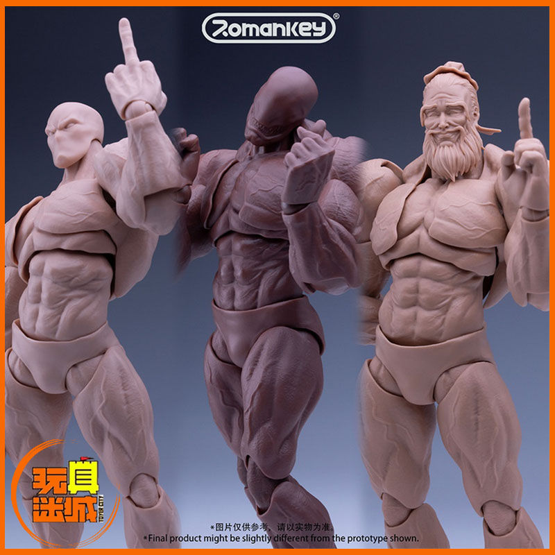 Thumbnail: Romankey UMS003 1/12 超可動男素體 大塊頭 Big Guy 黃膚