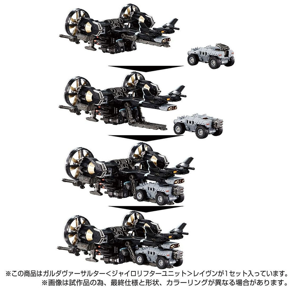 縮圖：DIACLONE TM-22 GARUDA VERSAULTER <GYRO LIFTER UNIT> RAVEN