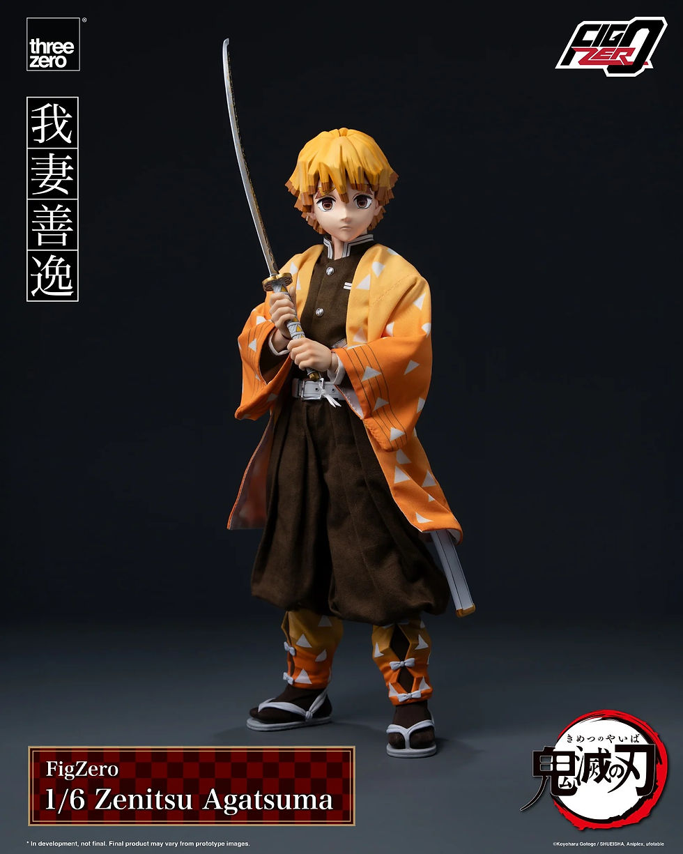 縮圖：Threezero FigZero 鬼滅之刃 雷之呼吸 我妻善逸 1/6 可動