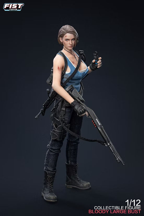 Thumbnail: Fist Toys FIST-002 末日女警 1/12 可動 (血跡版 大波)