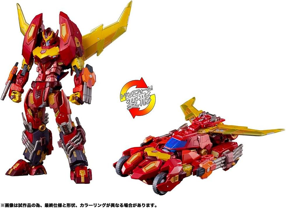 縮圖：Takara Transformesr Adamas Machina 鋼鐵機神 AMT-01 Rodimus火棒 洛廸文