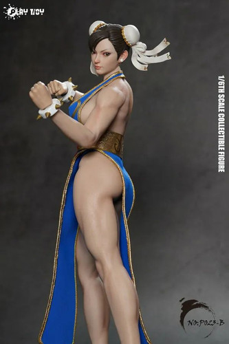 PLAY TOY 1/6 P023B 格鬥女神春麗[藍] | Toyercity (TC)