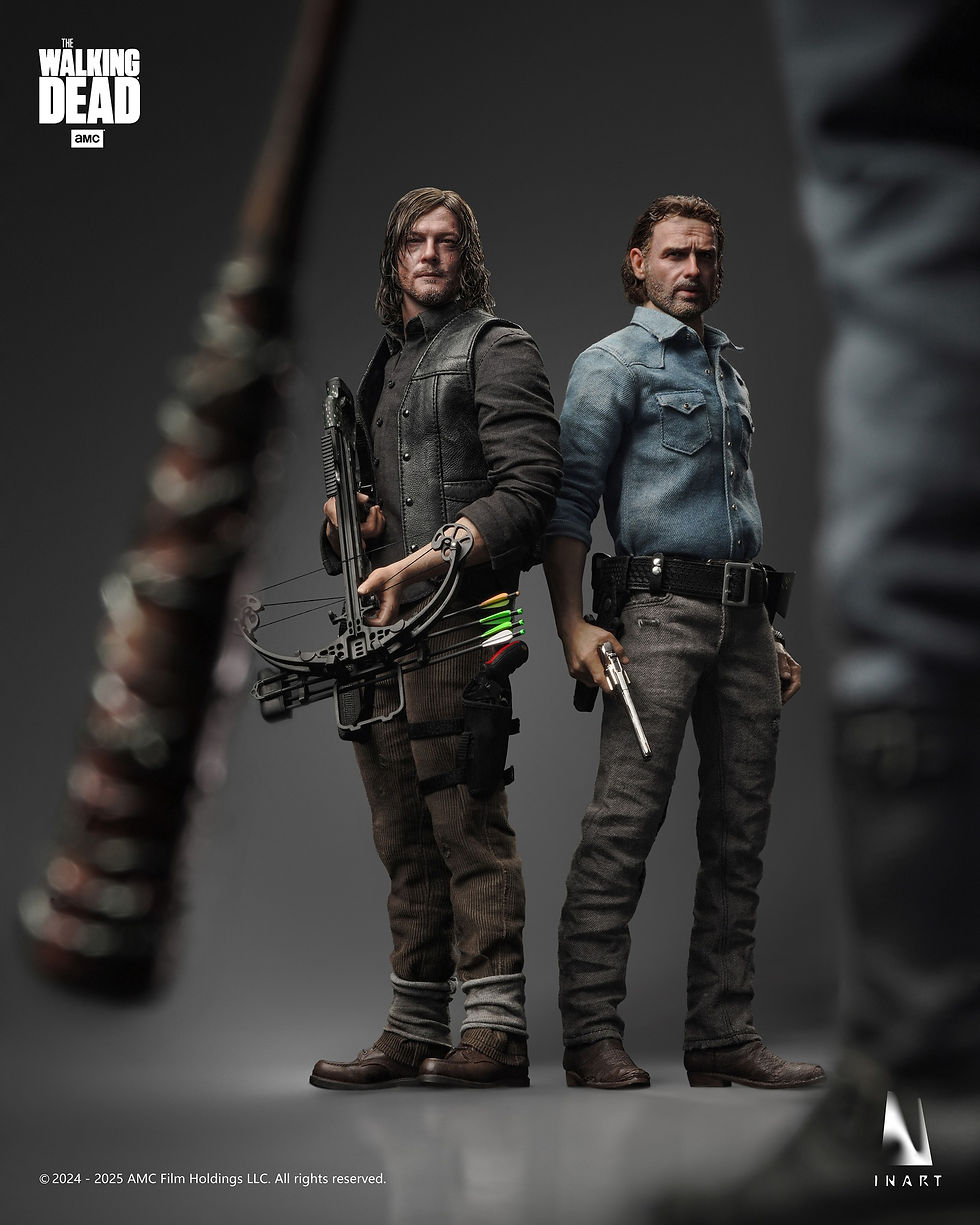 縮圖：Inart The Walking Dead 8 Daryl Dixon 戴瑞 箭佬 1/6 植髪 可動人偶