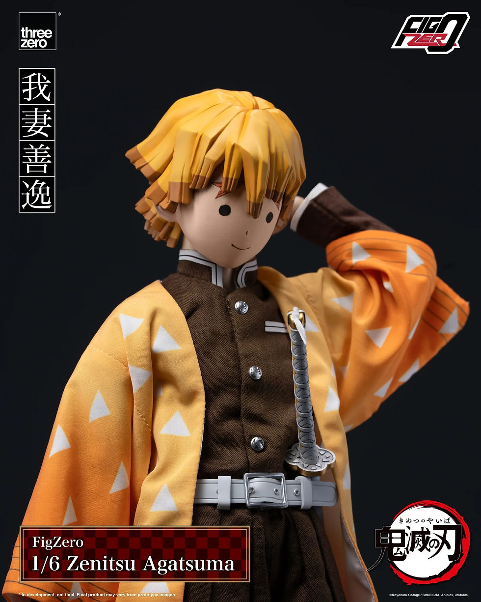 縮圖：Threezero FigZero 鬼滅之刃 雷之呼吸 我妻善逸 1/6 可動