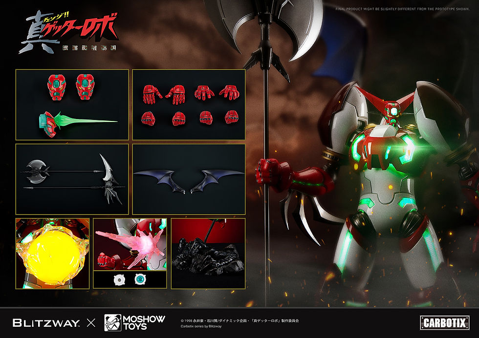 縮圖：BLITZWAY x MOSHOWTOYS Shin Getter 1 真蓋塔1號 合金成品