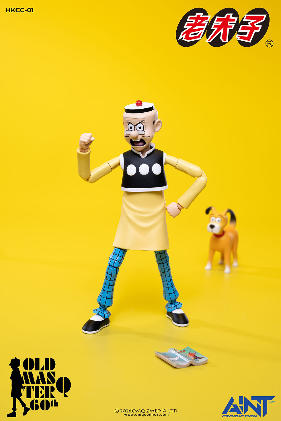 縮圖：AINT Production 老夫子 60週年紀念版 1/12 可動人偶