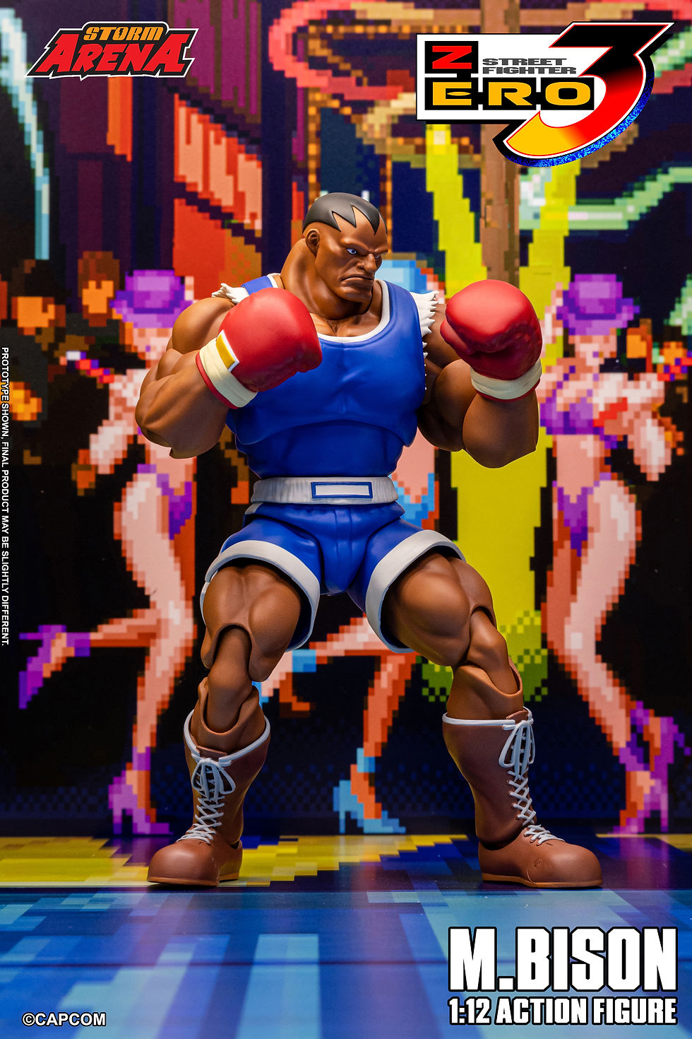 縮圖：STORM ARENA] 1/12 Street Fighter Alpha 3 M. BISON 拳皇