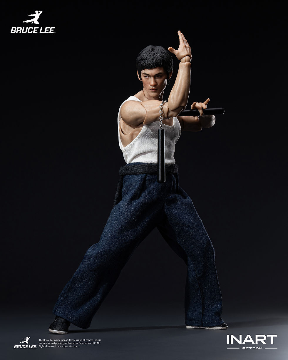 縮圖：INART Bruce Lee 李小龍 加夫服 1/12 可動