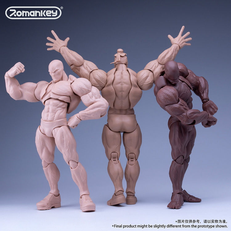 Thumbnail: Romankey UMS003 1/12 超可動男素體 大塊頭 Big Guy 黃膚