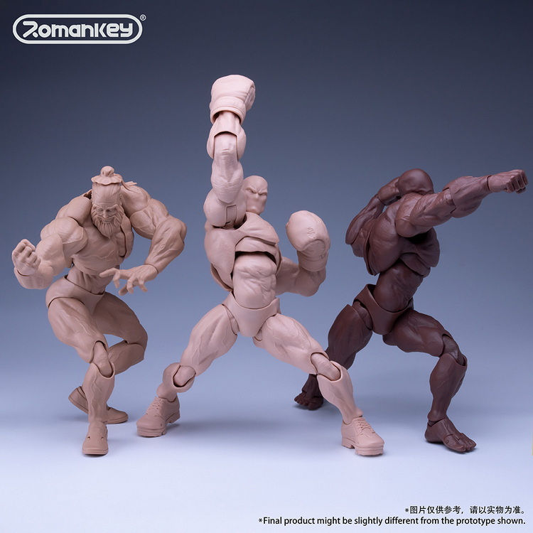Thumbnail: Romankey UMS003 1/12 超可動男素體 大塊頭 Big Guy 黃膚
