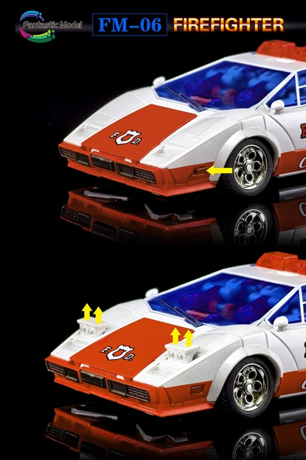 Thumbnail: FansToys Fantastic Model FM-06 Firefighter Red Alert