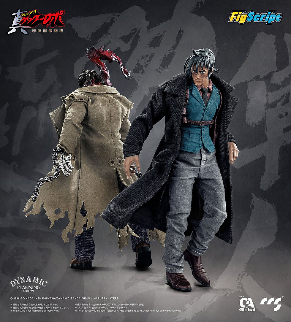 Thumbnail: CCSTOYS FigScript 真蓋特機器人世界最後之日 Hayato Jin 神隼人1/12 可動