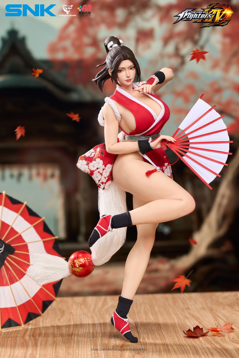 縮圖：TRIEAGLES STUDIO 閃鷹 SNK正版授權 不知火舞 1/6 可動人偶 [至臻版]