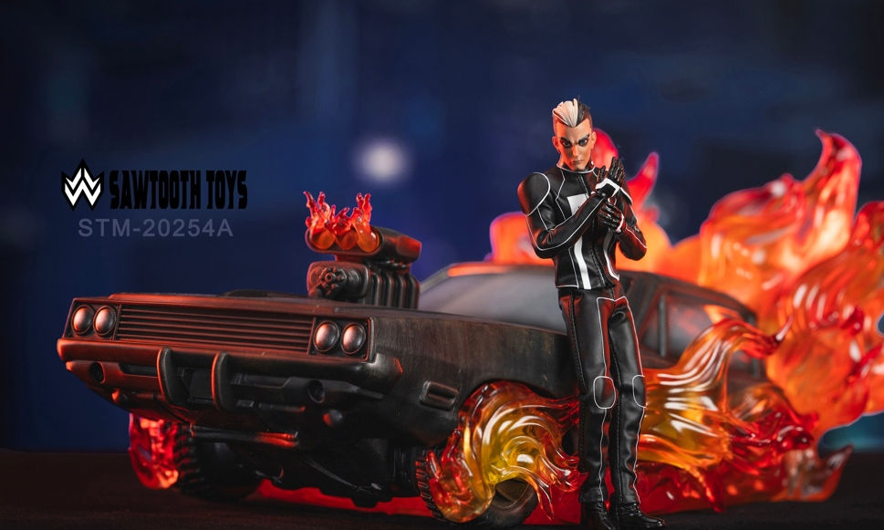縮圖：SAWTOOTH TOYS STM-20254B 火焰戰車地台 可發光