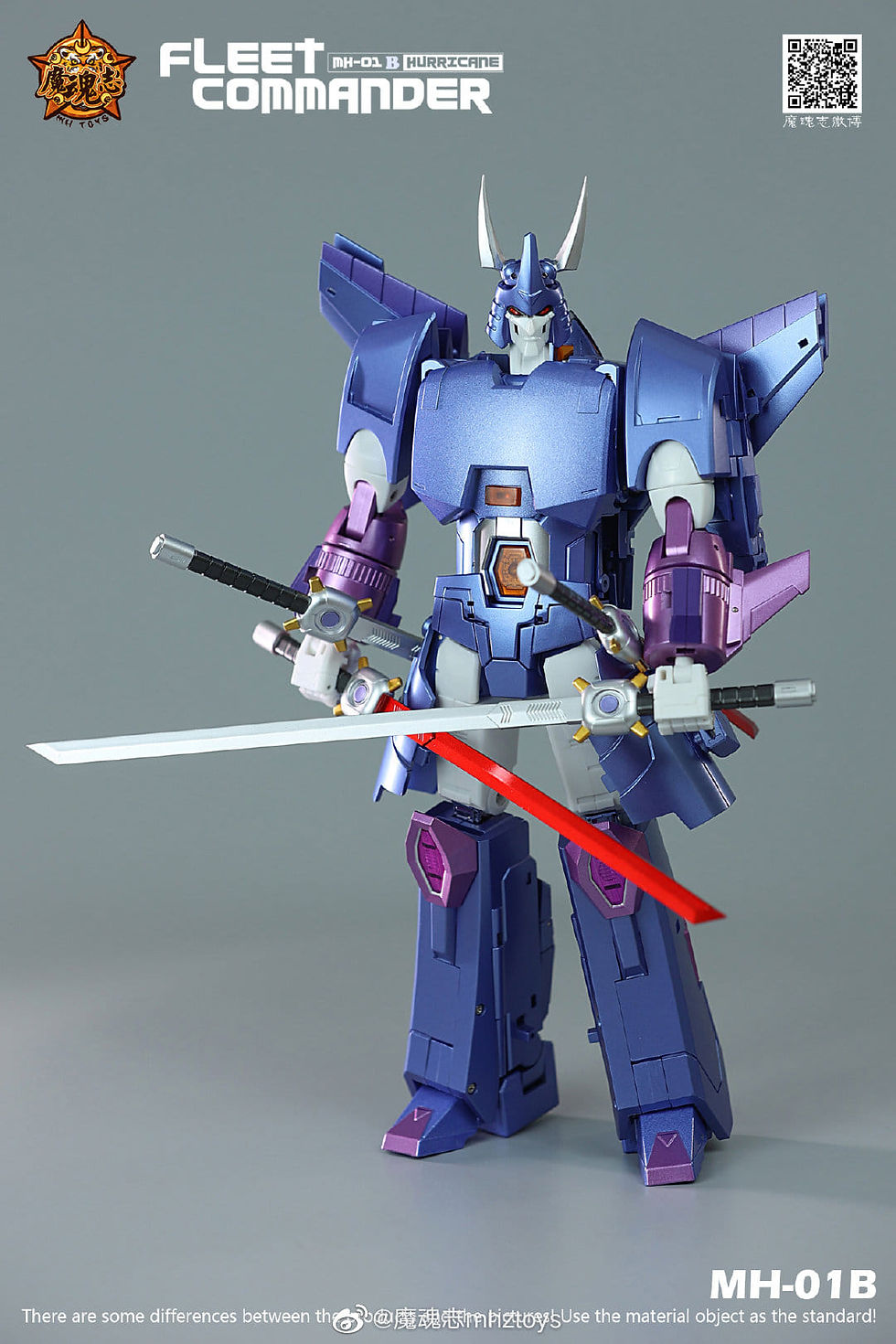 縮圖：魔魂志玩具 MH-01B Hurricane 颶風 KO FT-29 合金