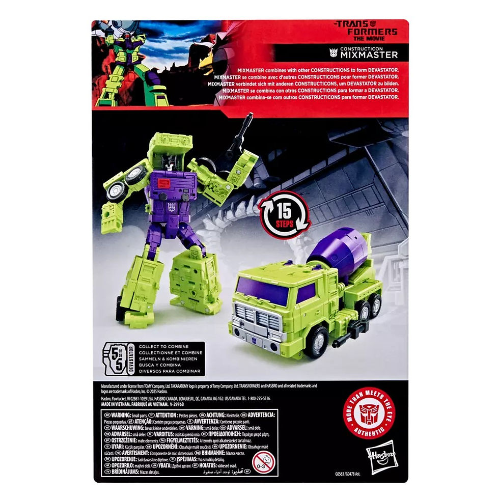 縮圖：Transformers Studio Series Devastator 建造派 Mixmaster + Scavenger