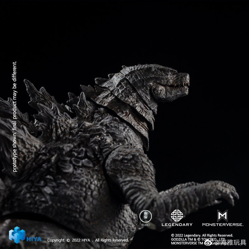 縮圖：HIYA 海雅哥斯拉大戰金剛哥斯拉關節 可動成品 18cm