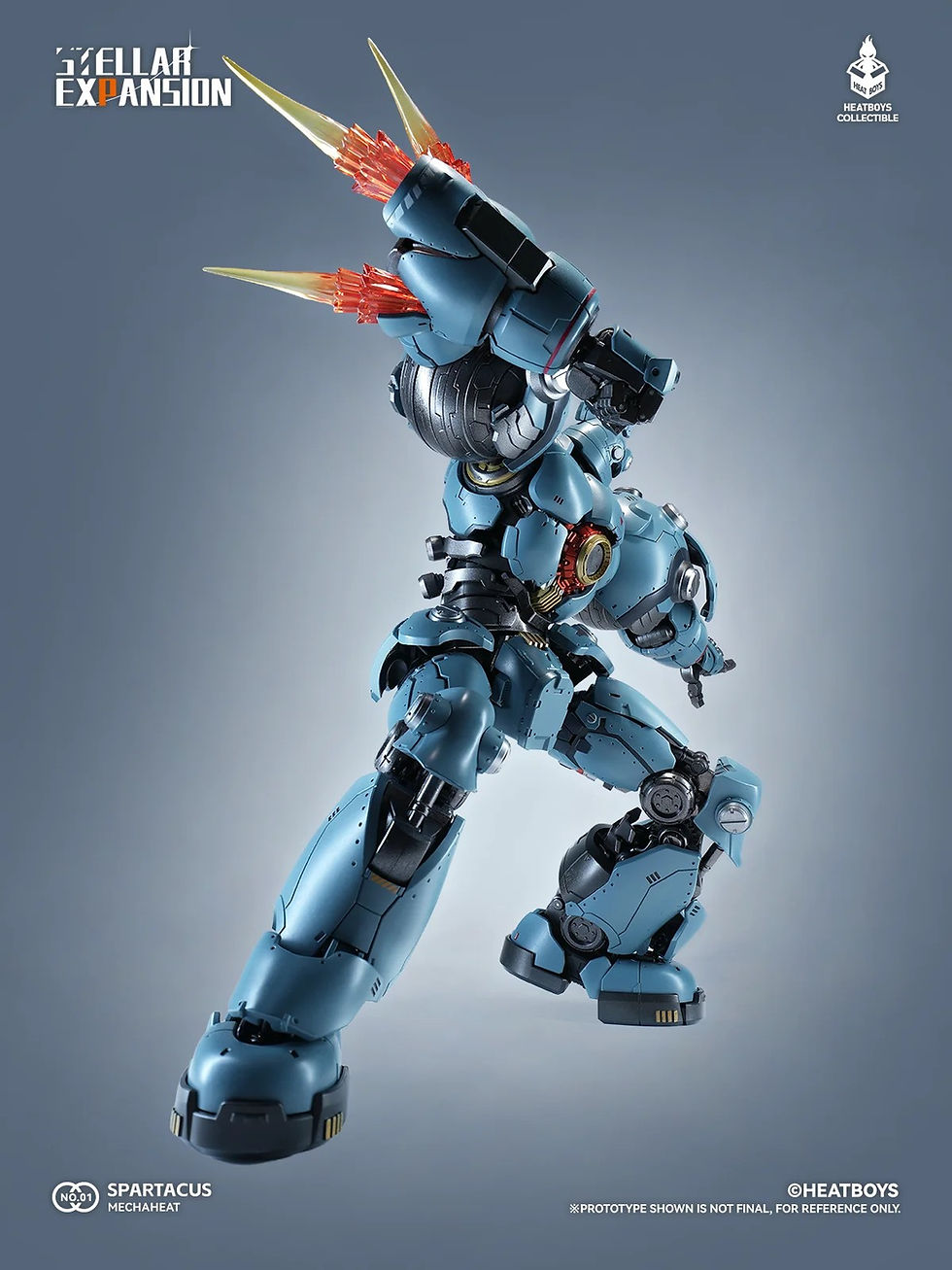 Thumbnail: HEATBOYS HB0083 Stellar Expansion 亞光 星間千年 斯巴達克斯 合金成品