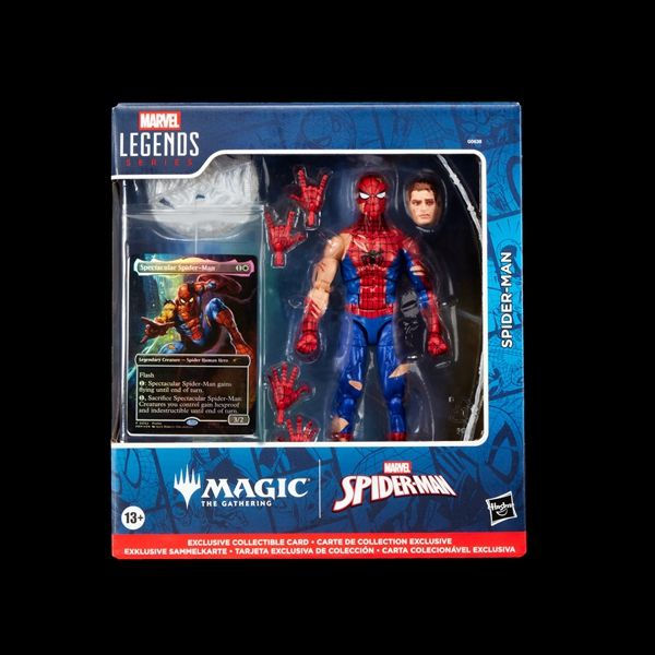 縮圖：Marvel Legends Series Magic: The Gathering Battle-Damaged Spider-Man.