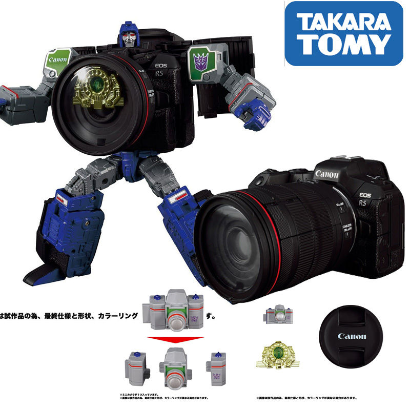 Transformers x Canon Camera Decepticon Refraktor R5 Action Figure