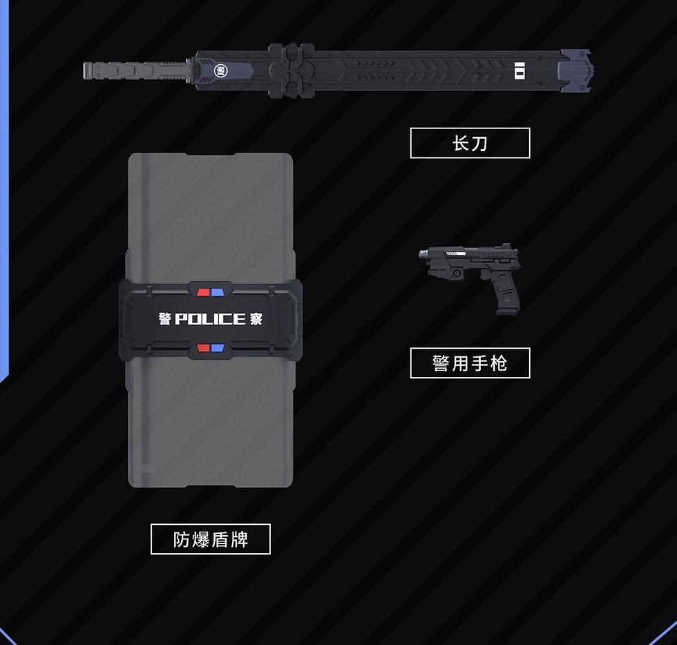 Thumbnail: MOSHOWTOYS 模壽 暢玩級 MSC0002 長安衛機甲 民警