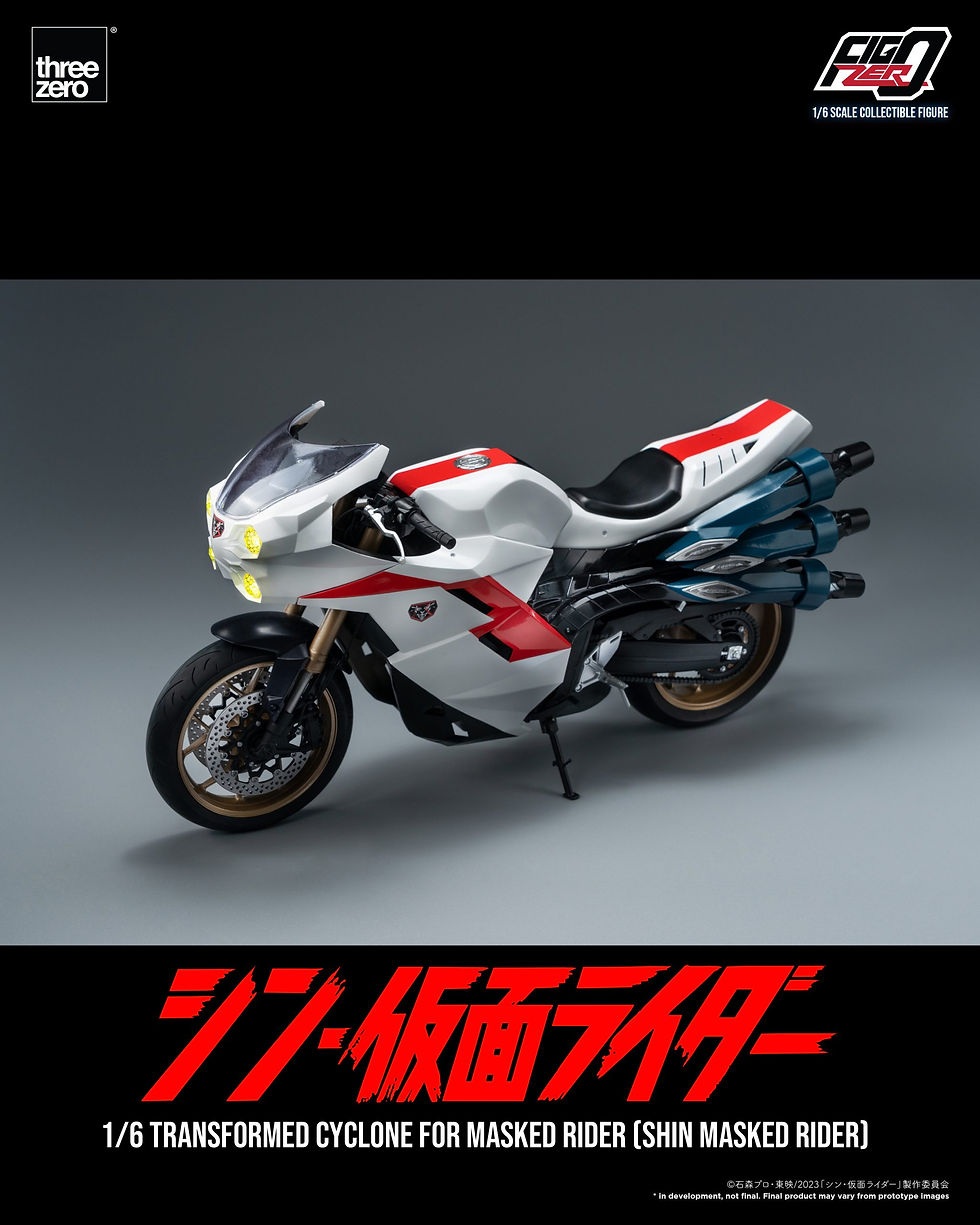 Thumbnail: Threezero 新幪面超人 FigZero 1/6 電單車 Cyclone 旋風號