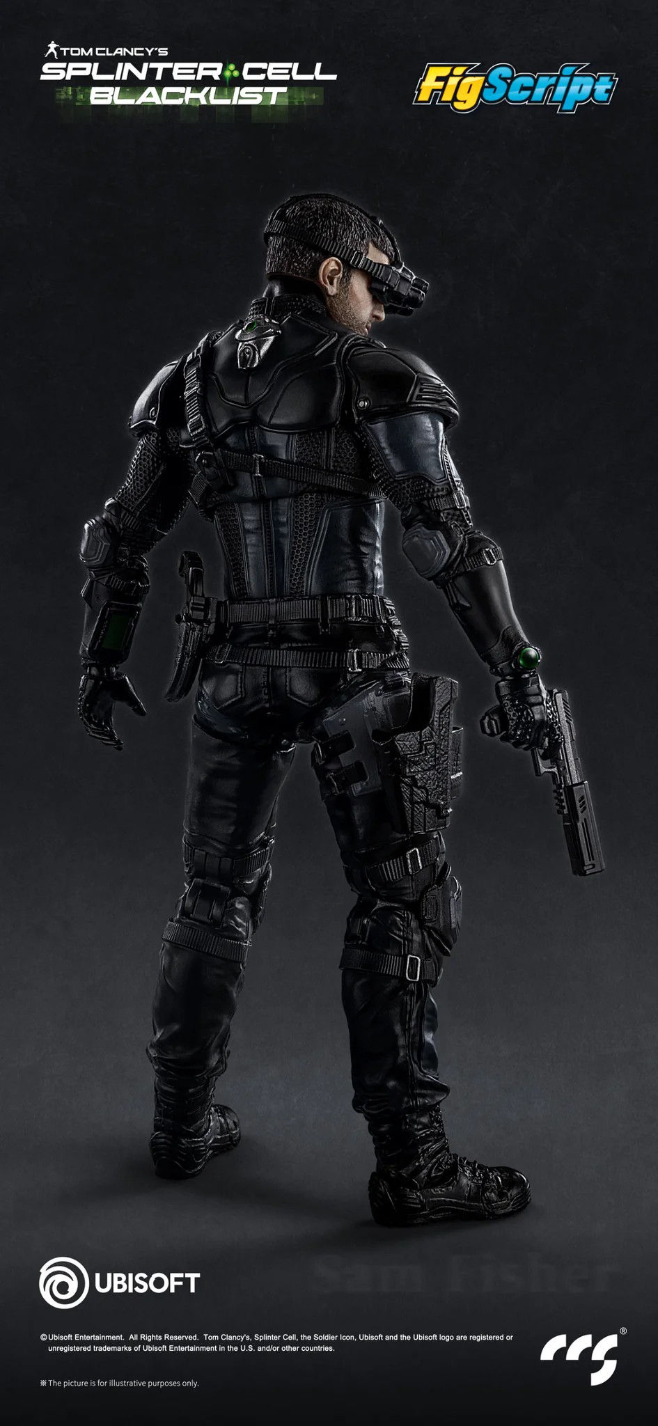 Thumbnail: CCSToys FigScript Splinter Cell: Blacklist Sam Fisher 山姆·費舍爾 1/12 可動