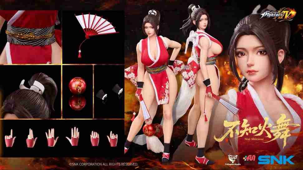 縮圖：TRIEAGLES STUDIO 閃鷹 SNK正版授權 不知火舞 1/6 可動人偶 [珍藏版]