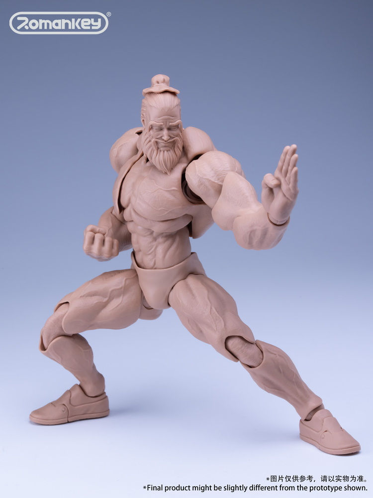 Thumbnail: Romankey UMS003 1/12 超可動男素體 大塊頭 Big Guy 黃膚