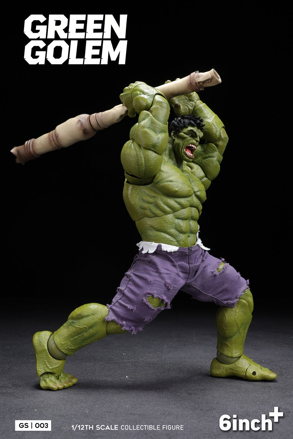 縮圖：6inchplus GS003 綠煞 GREEN GOLEM 1/12 可動