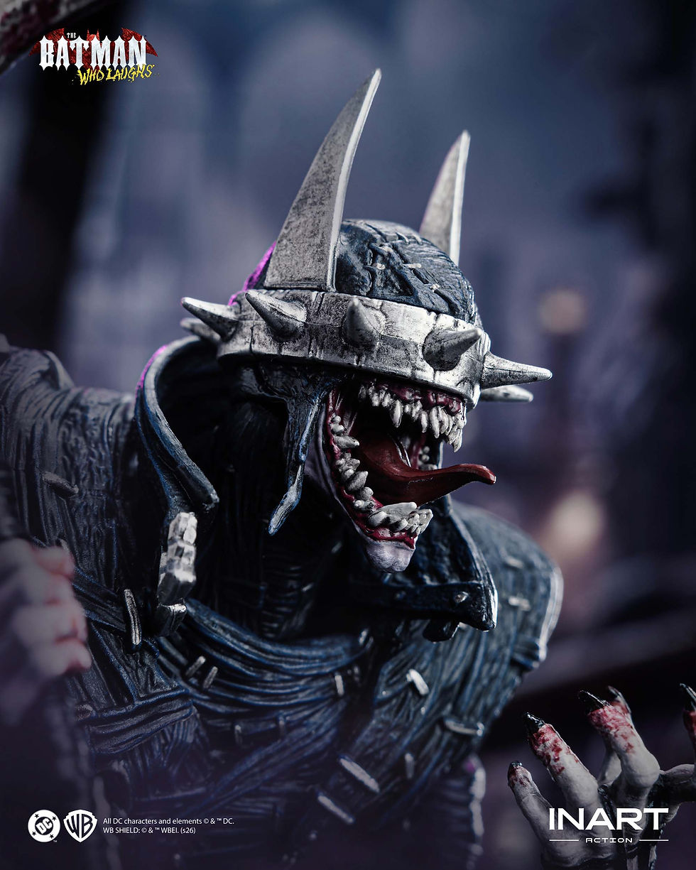 縮圖：INART The Batman Who Laughs 暗夜 金屬 狂笑蝙蝠俠 可動 人偶