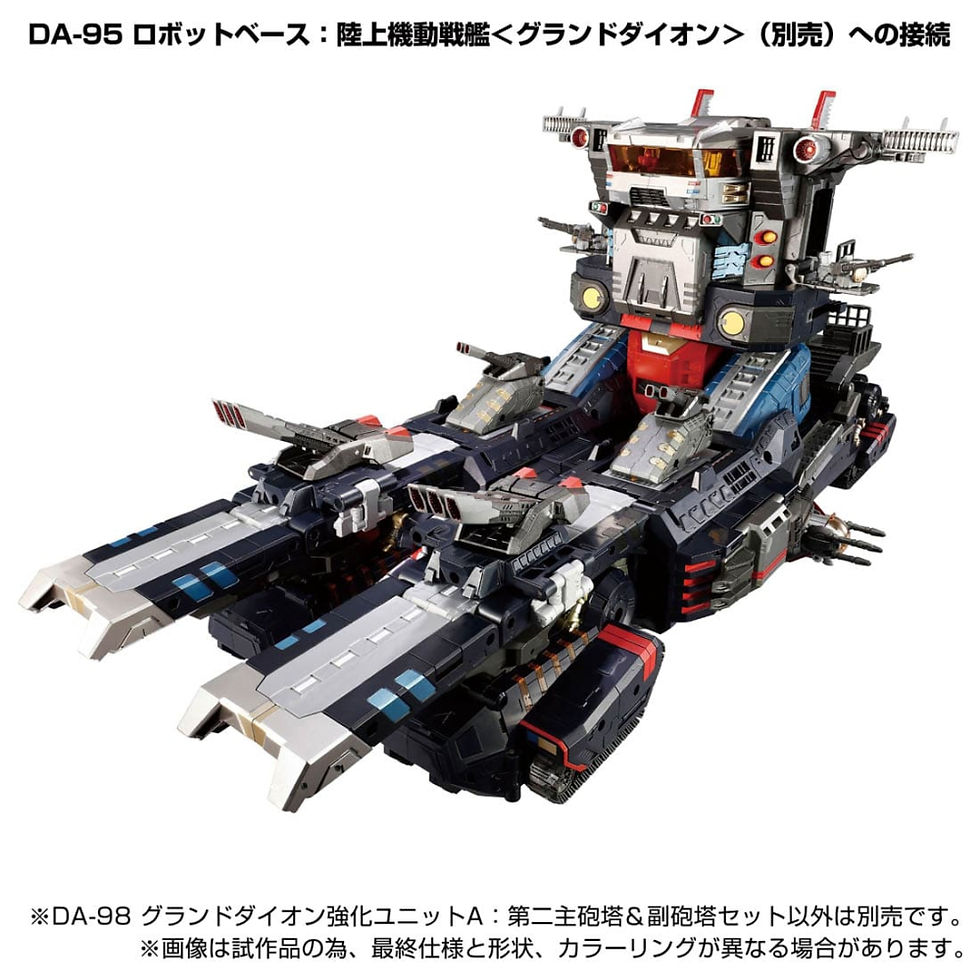 縮圖：TAKARA TOMY DIACLONE DA-98 GROUND DION 強化 UNIT A：第二主砲塔＆副砲塔