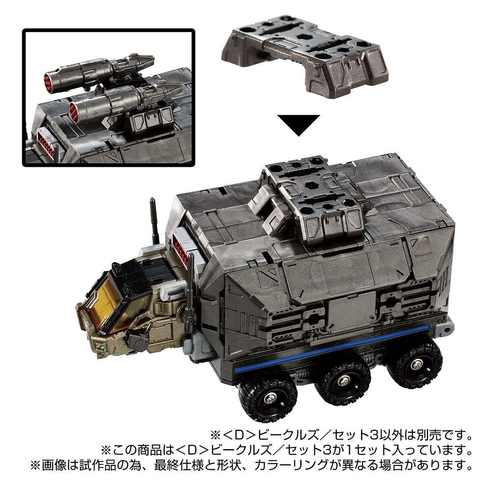 縮圖：Takara Tomy DIACLONE D-03 <D> VEHICLES SET 3